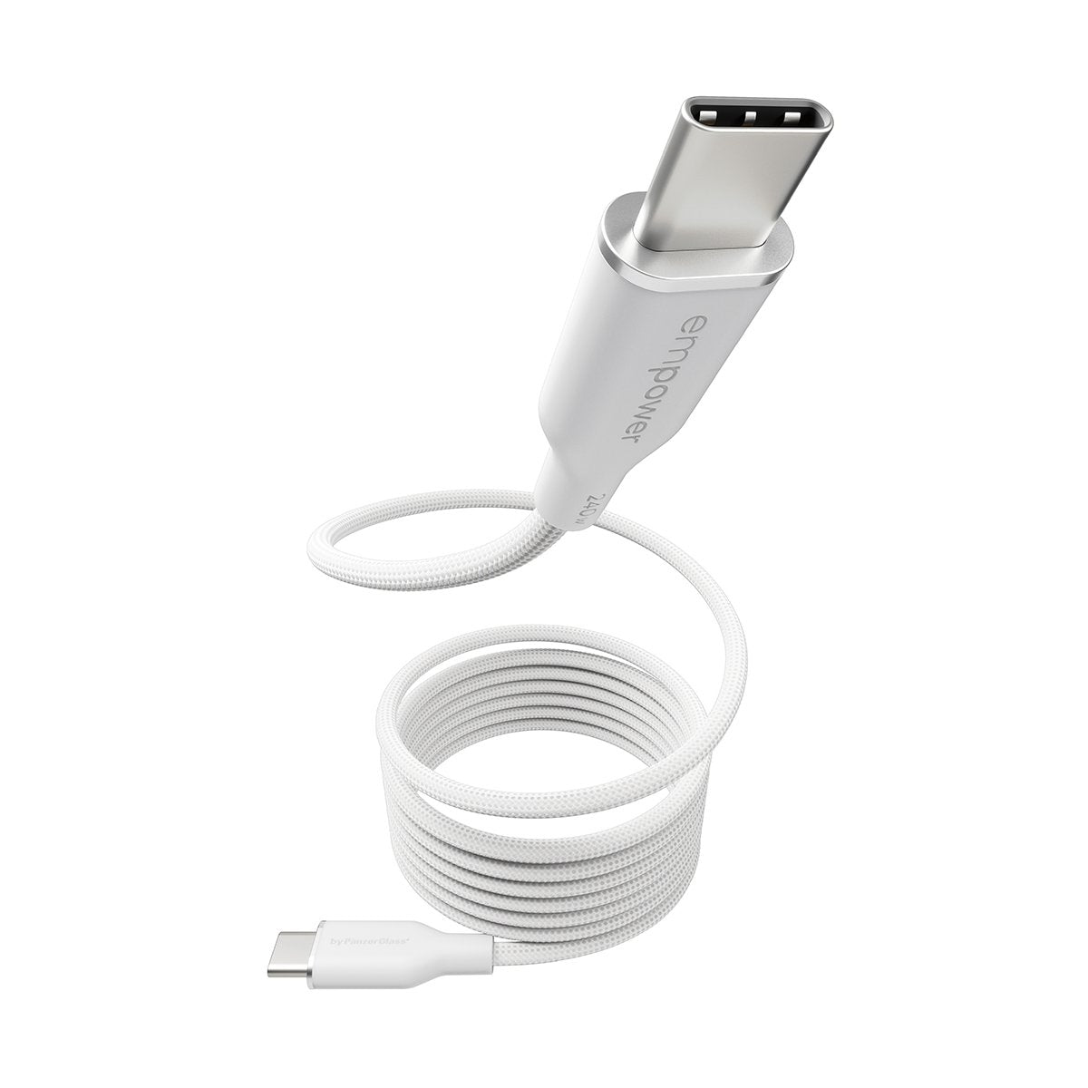 Panzerglass Empower Magnetic 240w Usb-C To Usb-C 1.5m White