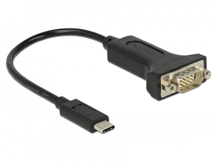 Delock 63908 Adaptador Usb Type-C > 1 X Db9 Rs-232 Serie