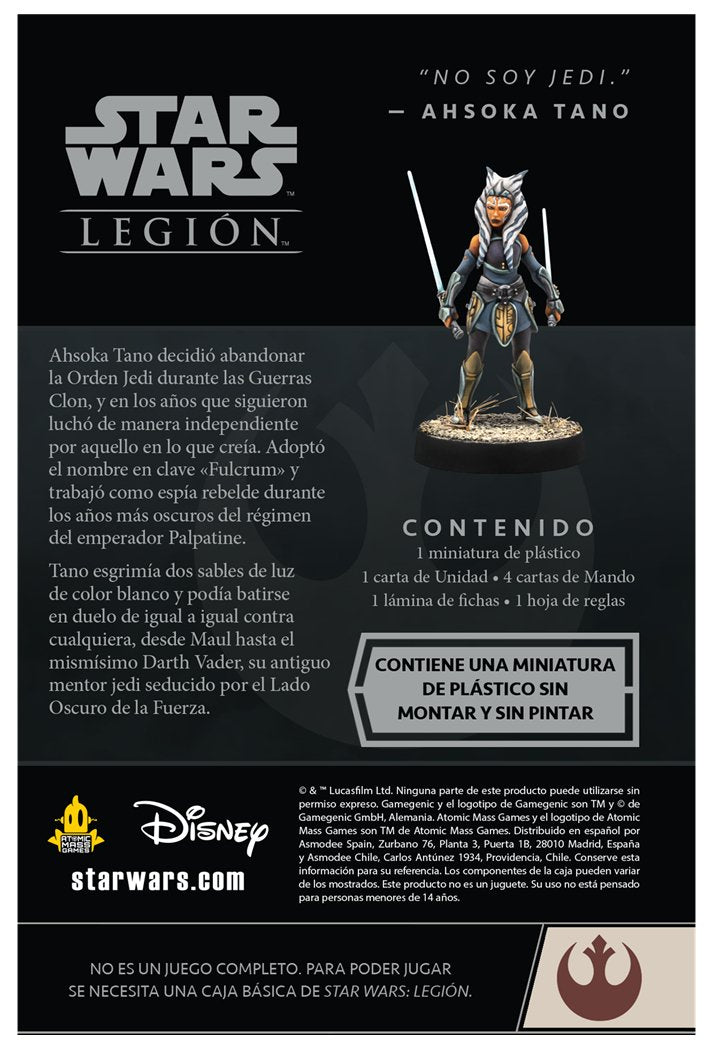 EAN 0841333121716 - Asmodee Star Wars: Legion Star Wars Legion: Ahsoka Tano Agent Expansion SW Legión: Ahsoka Tano Expansión imagen 3