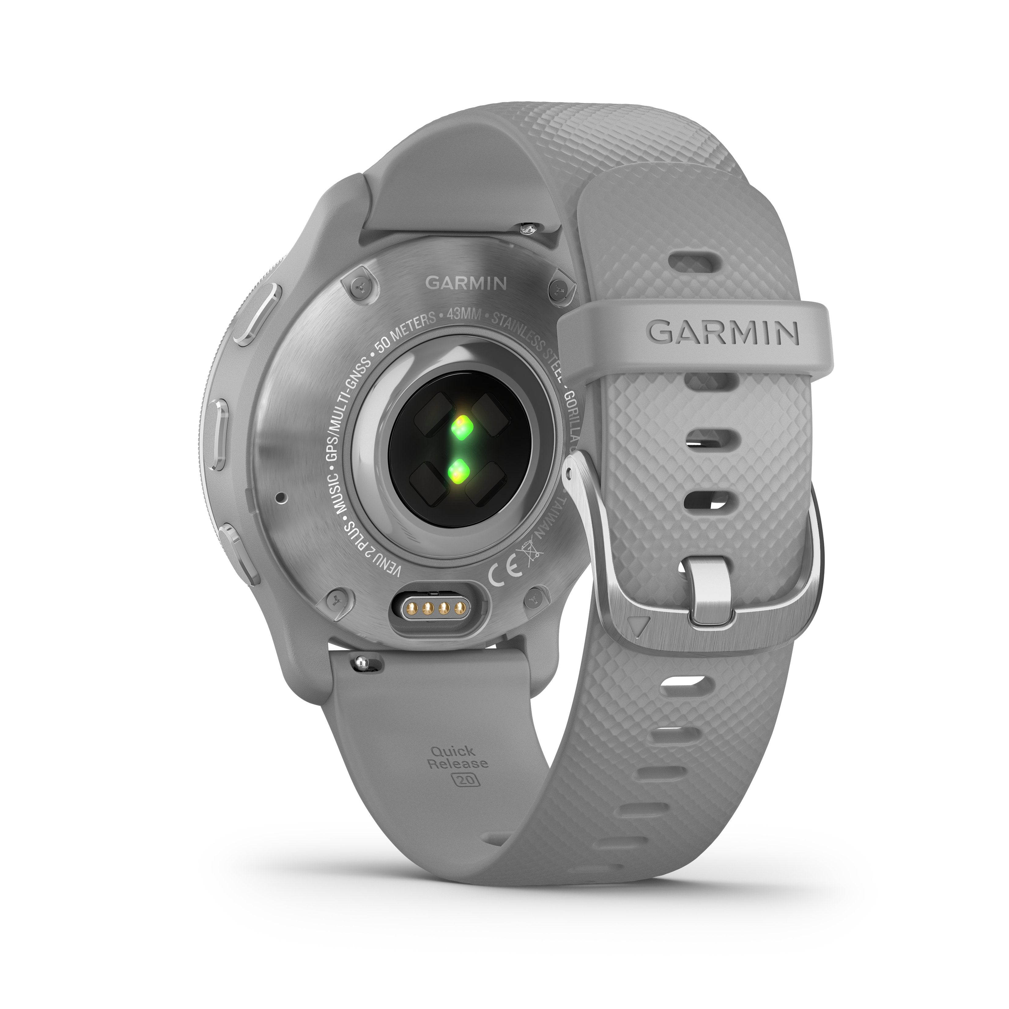 Smartwatch Garmin Venu 2 Plus Notificaciones Frecuencia Cardíaca Gps Plata Y Gris
