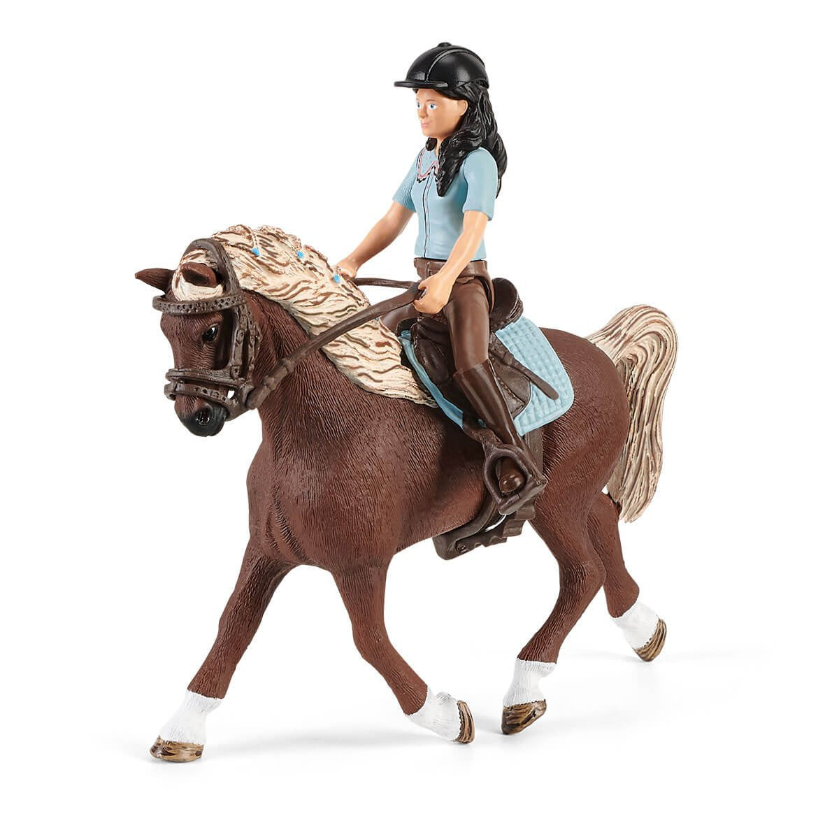 Schleich Área De Lavado Del Horse Club Con Emily Y Luna
