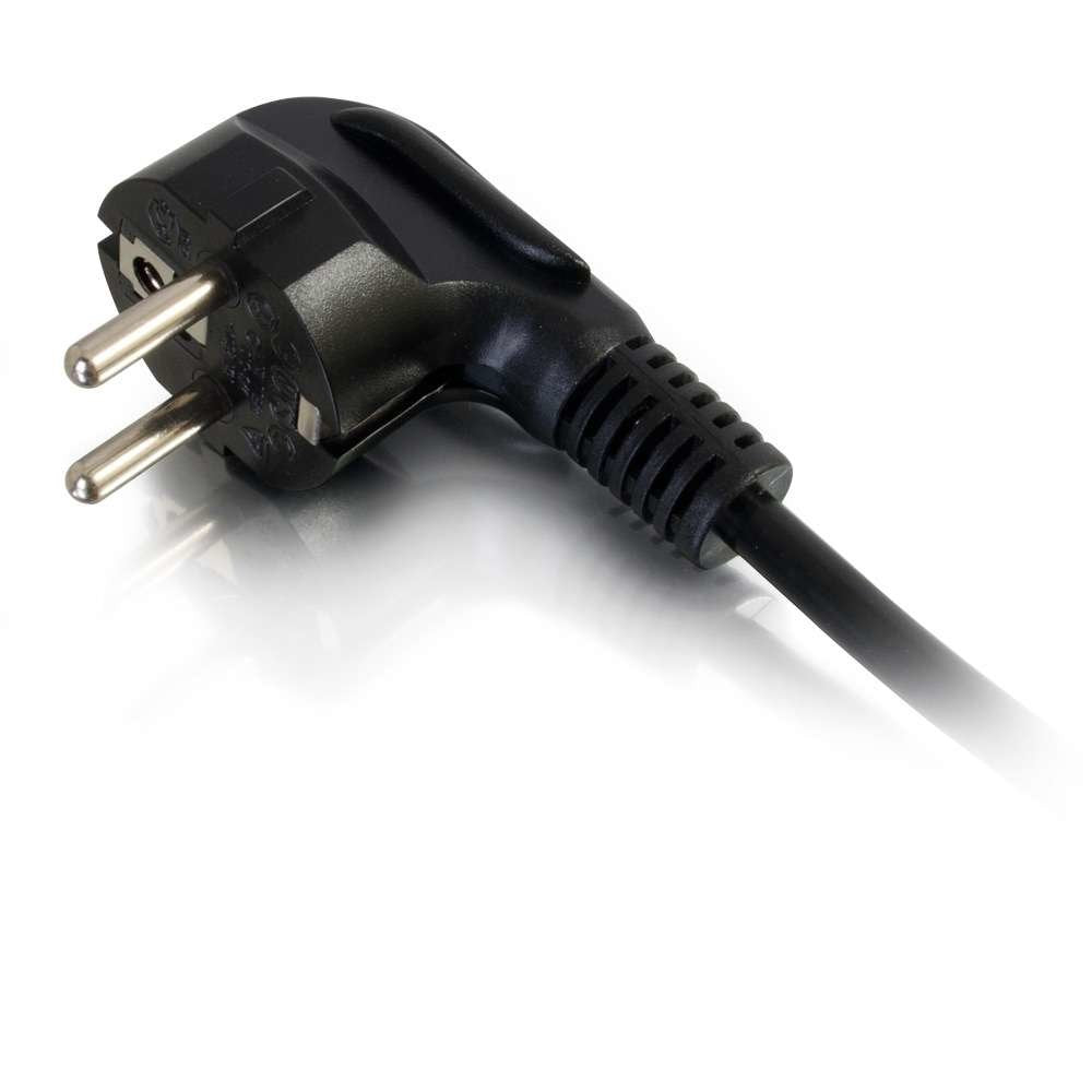 EAN 0757120806066 - C2G 80606 cable de transmisión Negro CEE7/7 C5 acoplador imagen 3
