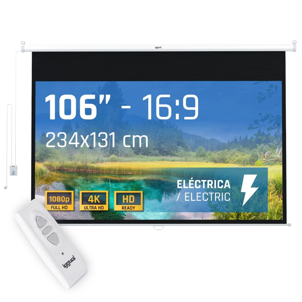EAN 8435364308875 - iggual PSIPS234 pantalla de proyección 2,69 m (106") imagen 2