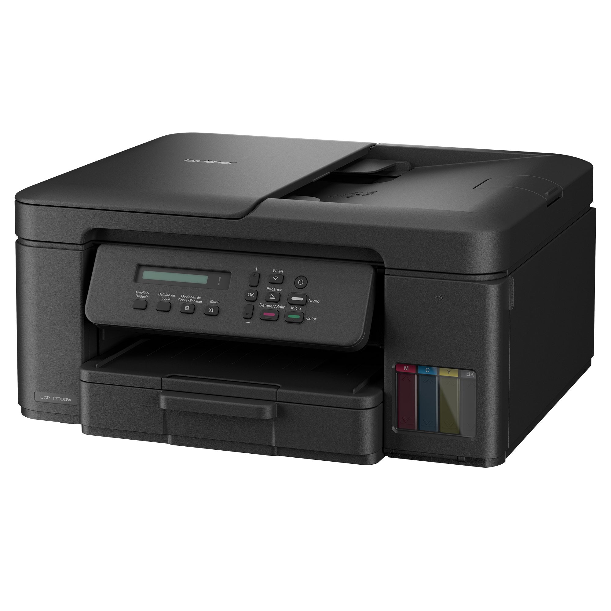 Impresora De Inyección De Tinta Inalámbrica 3 En 1 Brother Dcp-T730dw