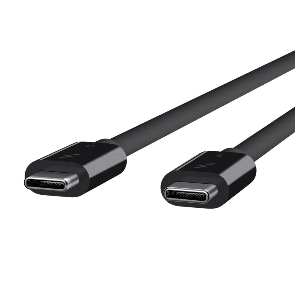 Cable Belkin F2cd084bt0.8mbk Thunderbolt 3 De Usb-C A Usb-C 0.8m Color Negro