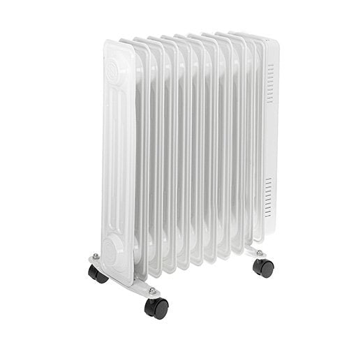 Calefactor Eléctrico Adler Ad 7817 Interior Blanco 2500 W Radiador De Aceite Eléctrico