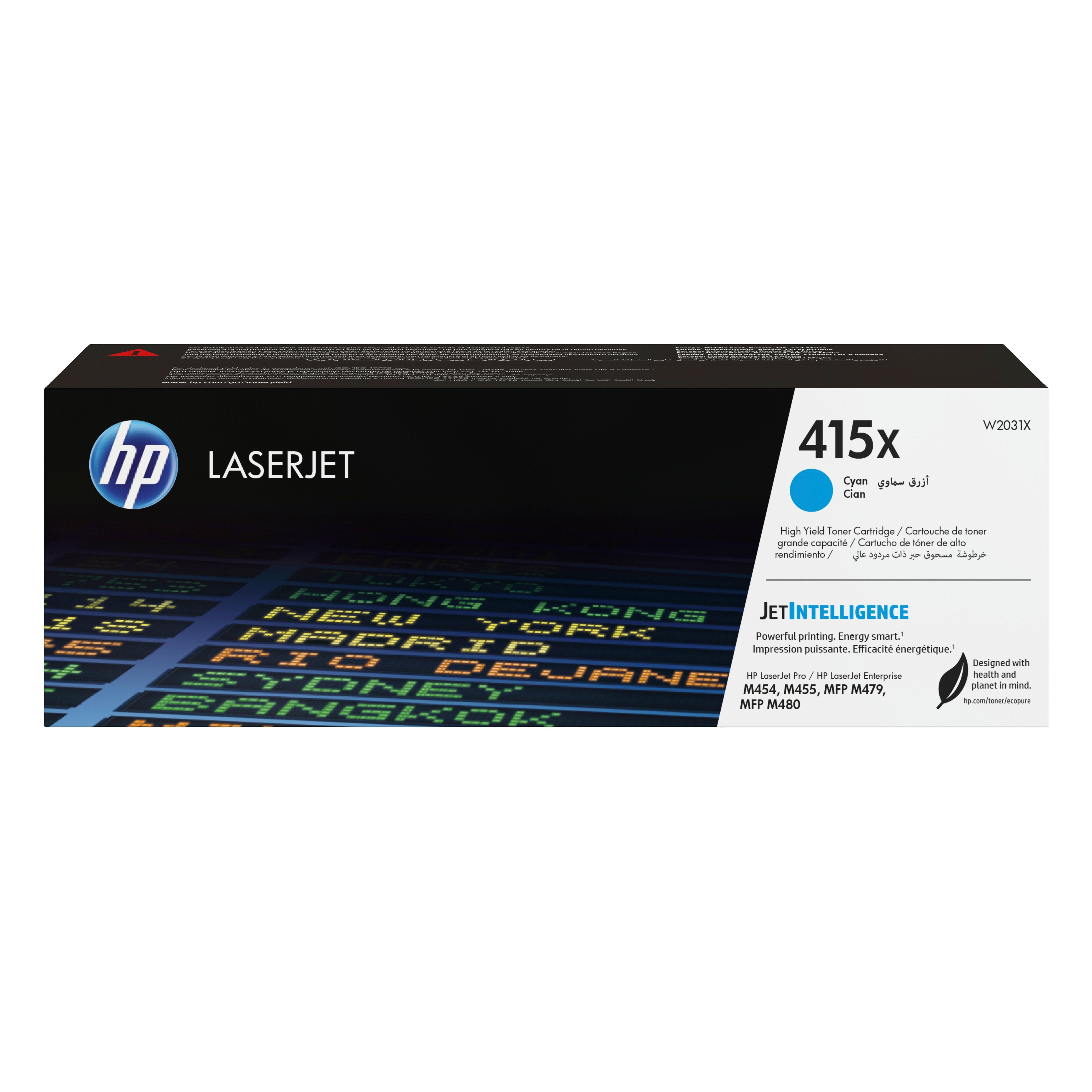 EAN 0192018046399 - HP 415X High Yield Cyan Original LaserJet Toner Cartridge cartucho de tóner 1 pieza(s) imagen 1