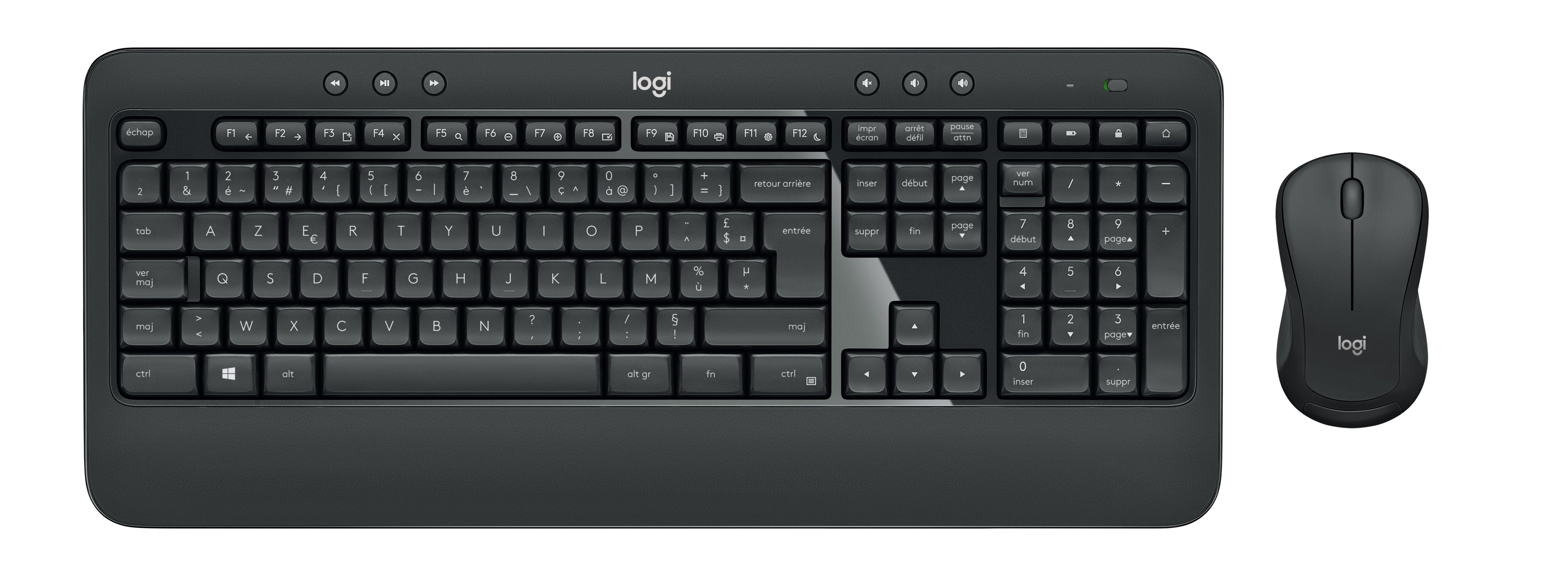 EAN 5099206077409 - Logitech 920-008678 teclado Ratón incluido Universal RF inalámbrico AZERTY Belga Negro imagen 5