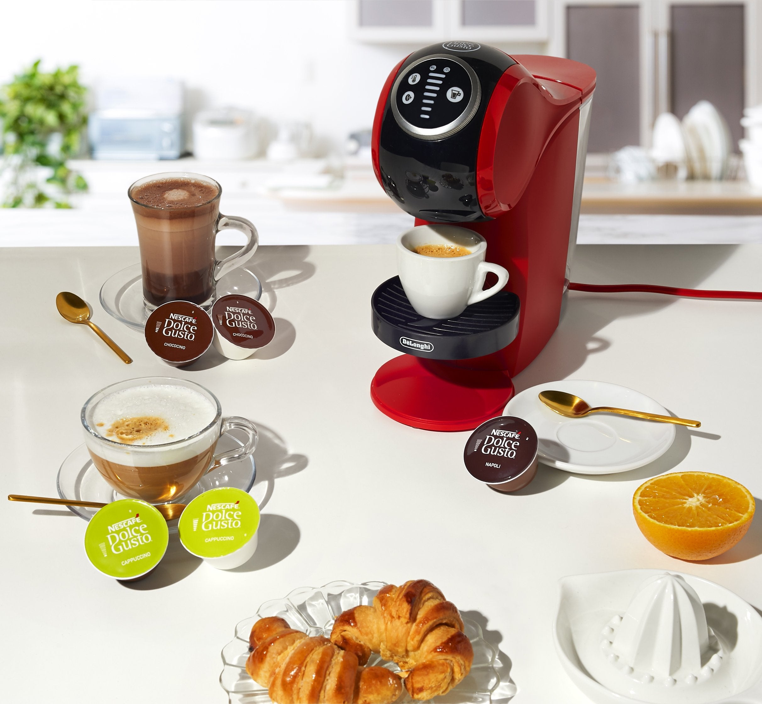 EAN 8004399334540 - De’Longhi Genio Plus EDG315.R Totalmente automática Máquina espresso 0,8 L imagen 7