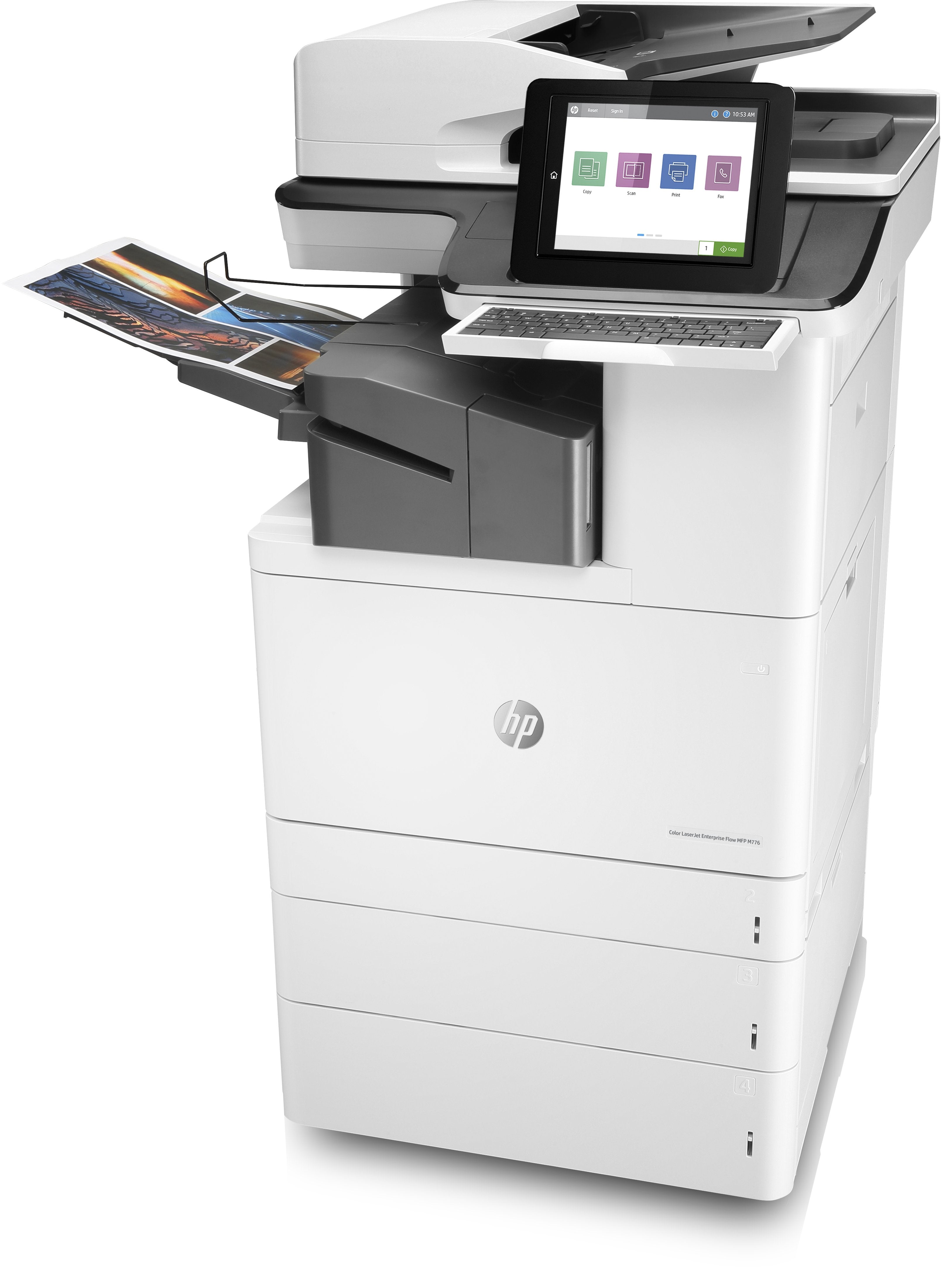 Hp Color Laserjet Enterprise Flow M776zs Laser 1200 X 1200 Dpi 45 Ppm A3 Wifi