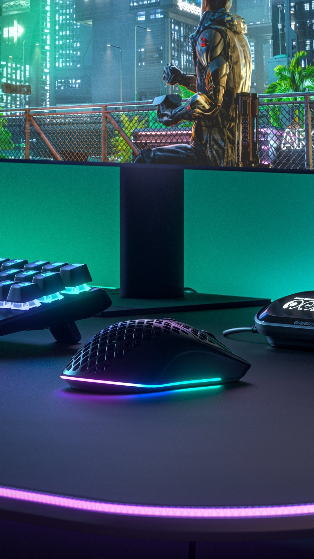 Ratón Inalámbrico Steelseries Mouse Aerox 3 Wireless (2022) Onyx (62612)