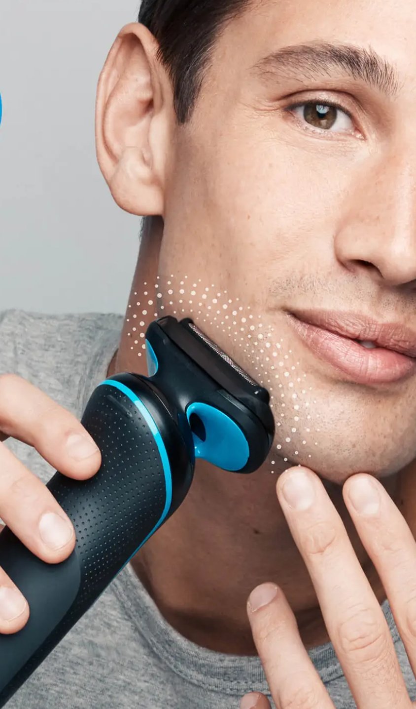 EAN 4210201432197 - Braun 51-B1000s Máquina de afeitar de láminas Negro, Azul imagen 3