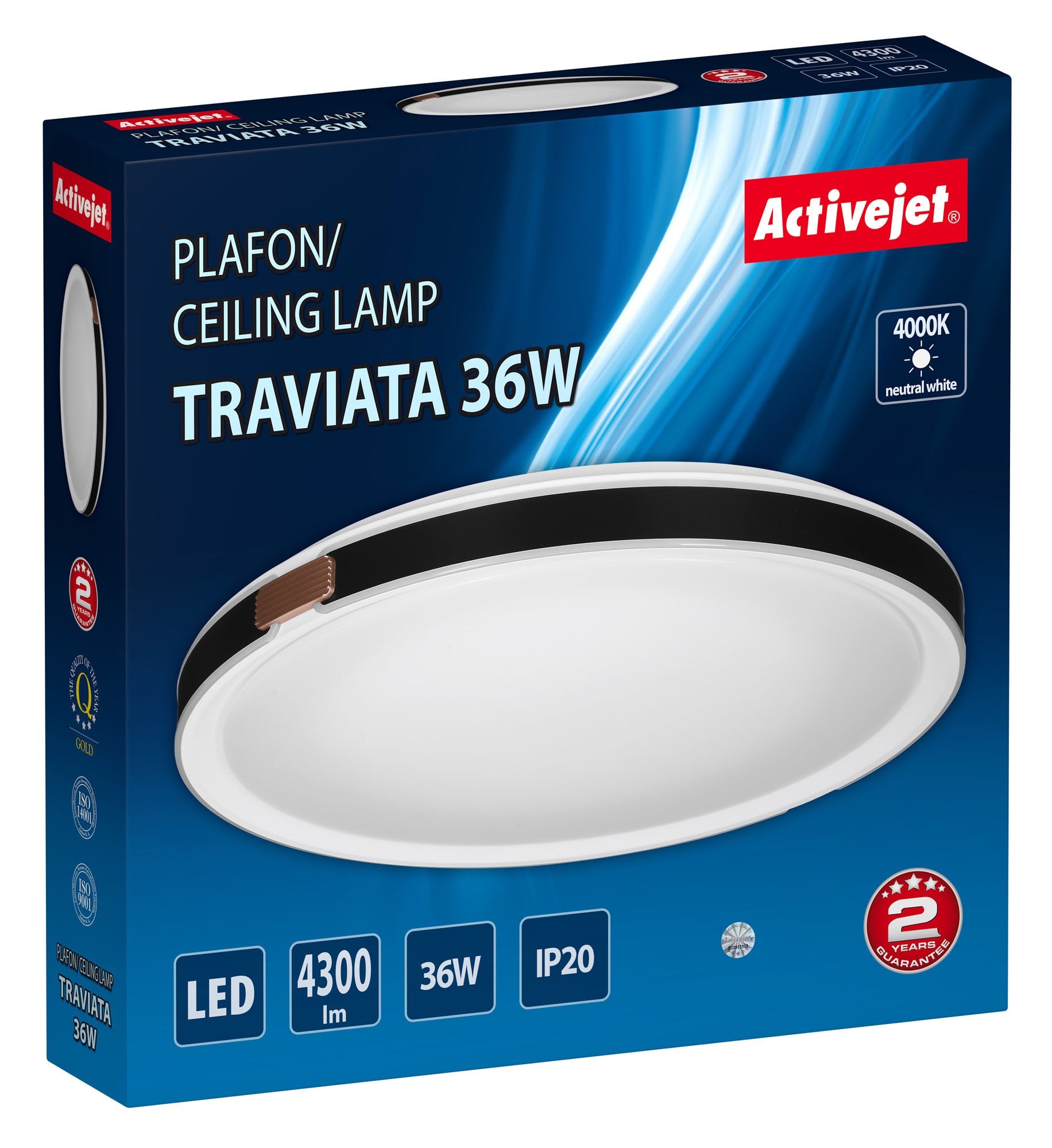 EAN 5901443122852 - Activejet AJE-TRAVIATA 36W iluminación de techo Bombilla(s) no reemplazable(s) imagen 4