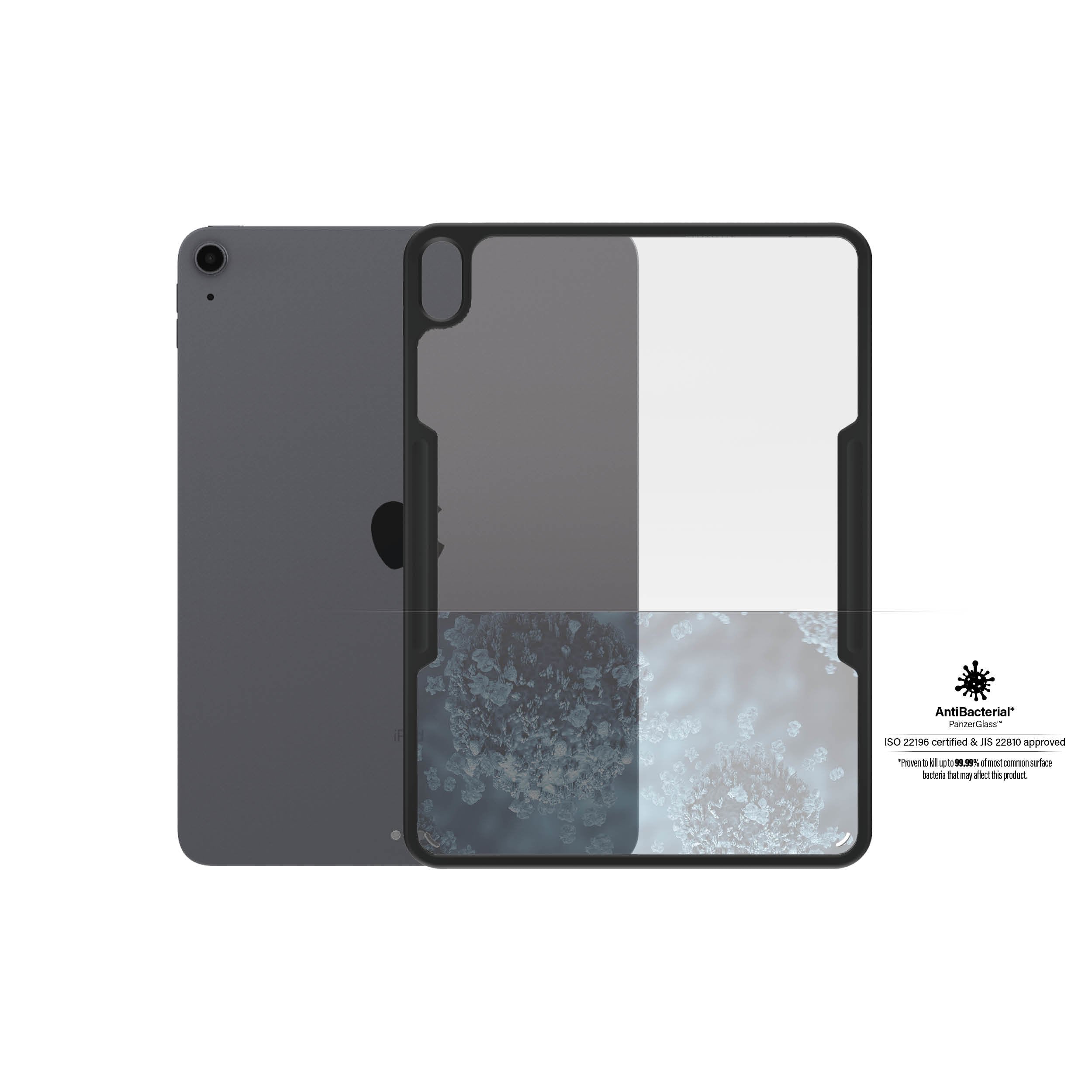 EAN 5711724002922 - PanzerGlass ® ClearCase™ iPad Air 10.9'' (2020, 2022) funda para teléfono móvil 27,9 cm (11") Negro imagen 1