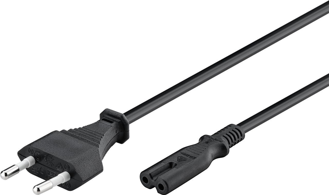EAN 4040849500848 - Goobay 50084 cable de transmisión Negro 1,5 m CEE7/16 C7 acoplador imagen 2
