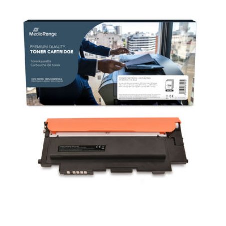 Mediarange Toner Hp Para W2070a 117a, 1.500 Copias, Negro