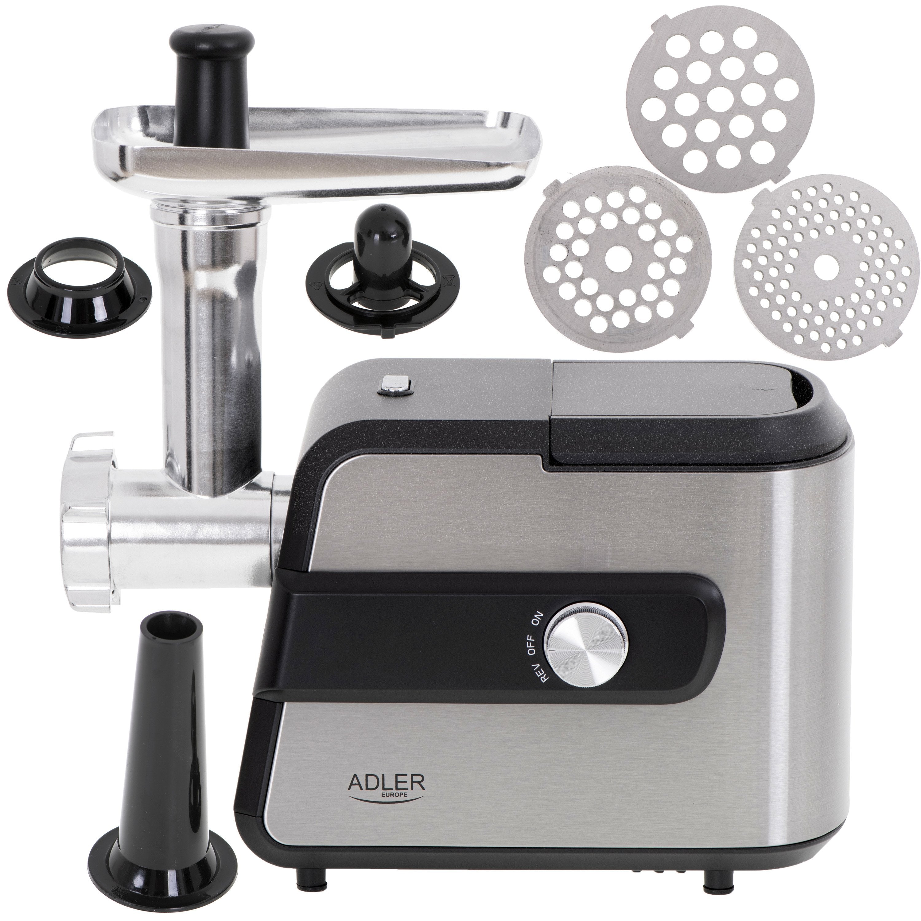 EAN 5903887803991 - Adler AD 4813 picadora 2000 W Negro, Plata imagen 9