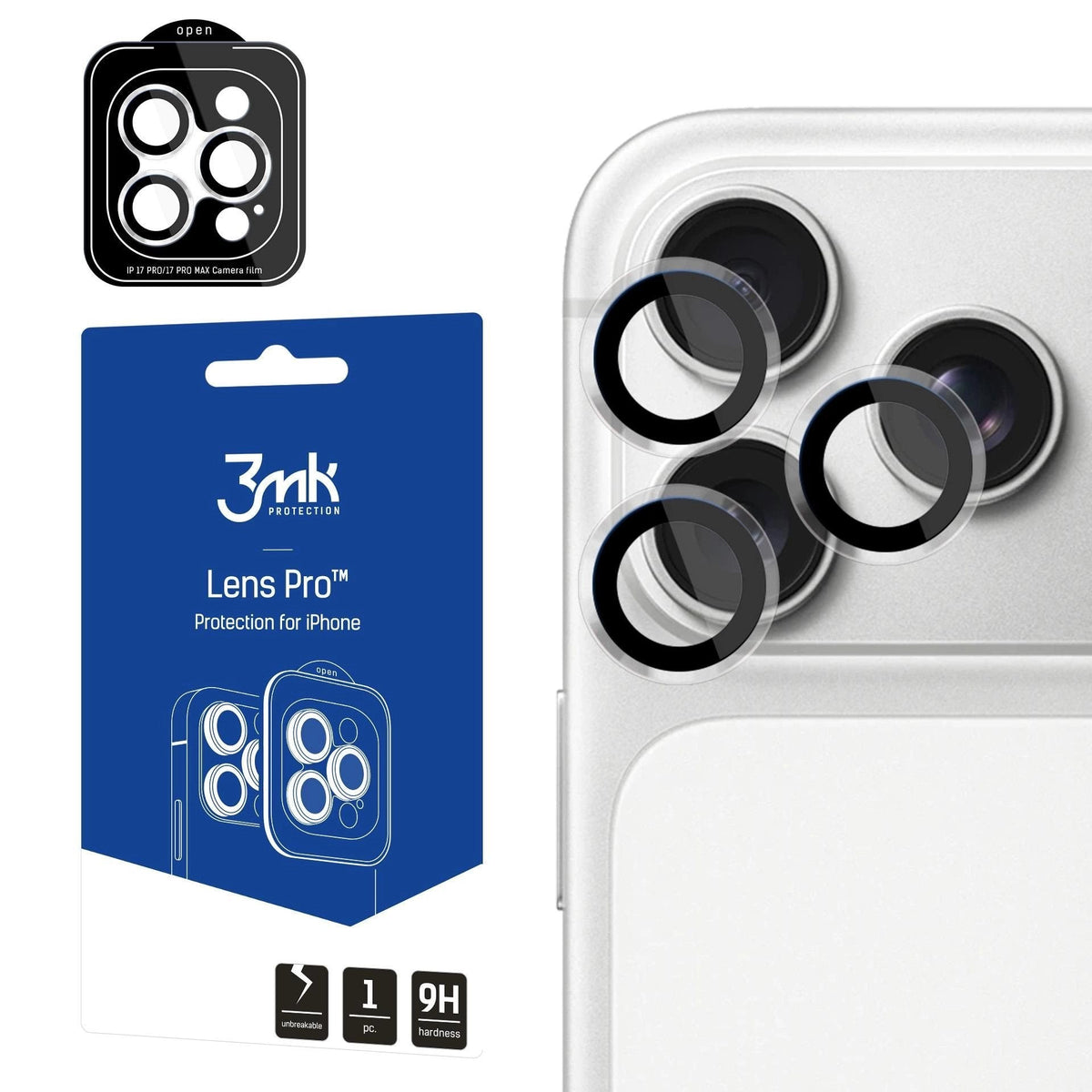 3mk Lens Protection Pro Transparent For Apple Iphone 17 Pro Iphone 17 Pro Max