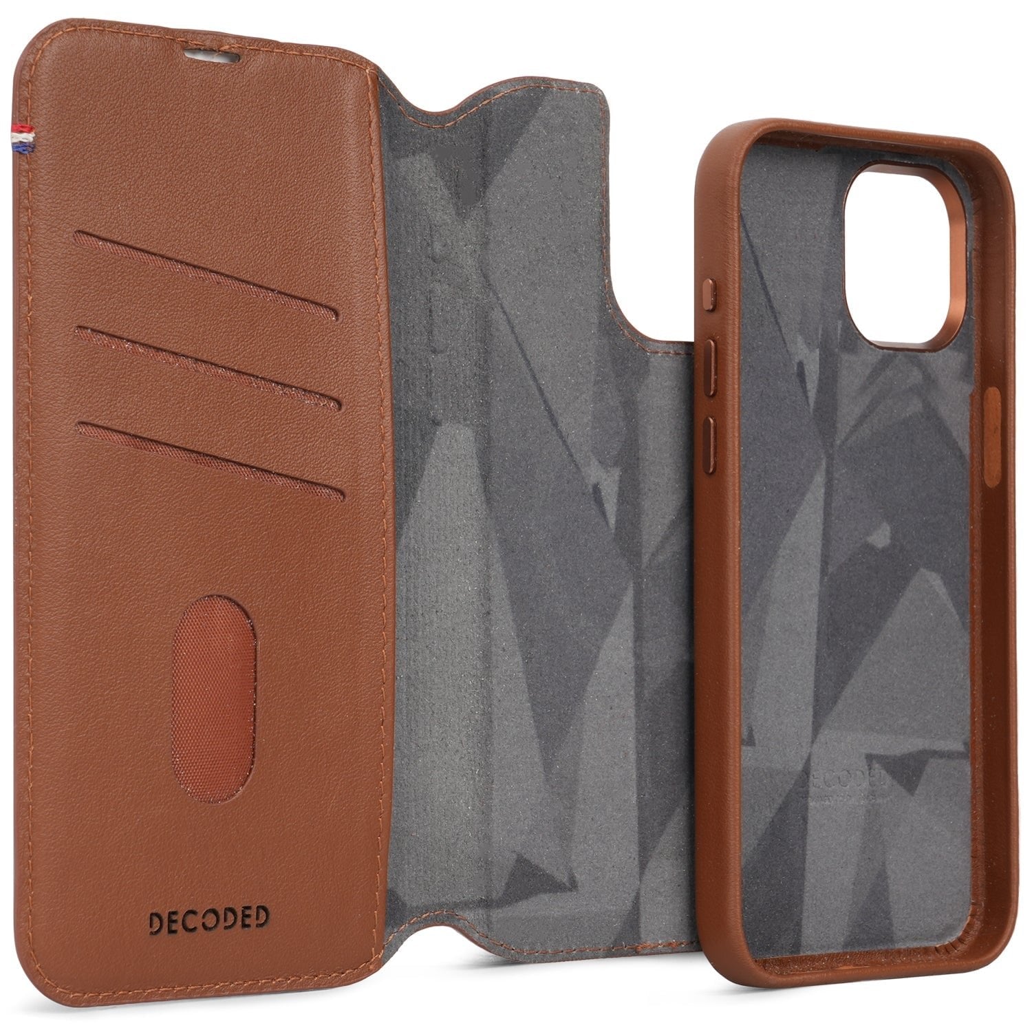 EAN 8720593010560 - Decoded D24IPO15PLDW5TN funda para teléfono móvil 17 cm (6.7") Funda cartera Marrón imagen 7