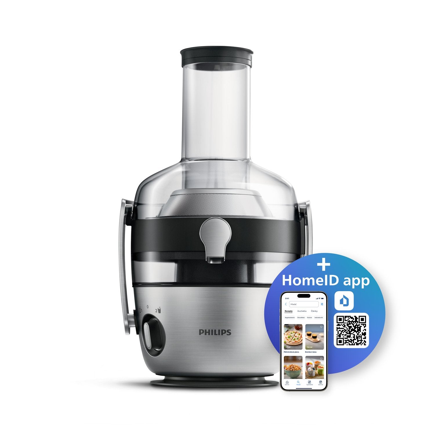 EAN 8720389002144 - Philips Avance Collection HR1922/21 exprimidor Licuadora centrífuga 1200 W Gris imagen 1