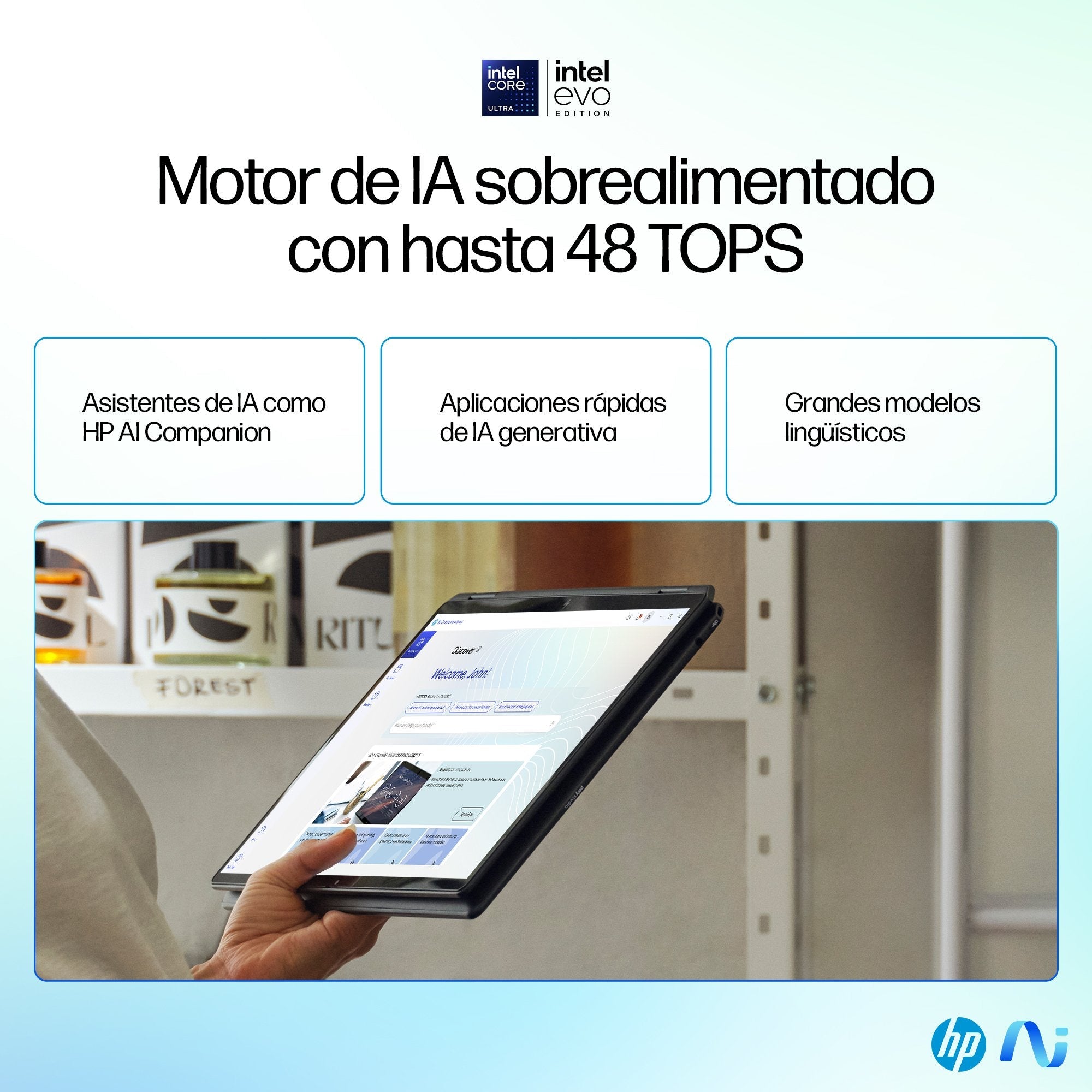 EAN 198828974846 - HP OmniBook Ultra Flip 14-fh0006ns Copilot+ PC Intel Core Ultra 7 258V Híbrido (2-en-1) 35,6 cm (14") Pant imagen 7