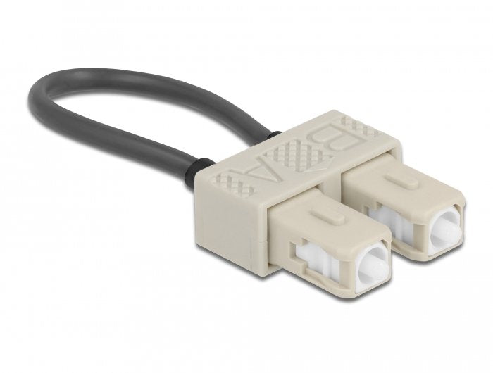 Delock Lwl Loopback Adapter Sc Om2 Multimode Beige