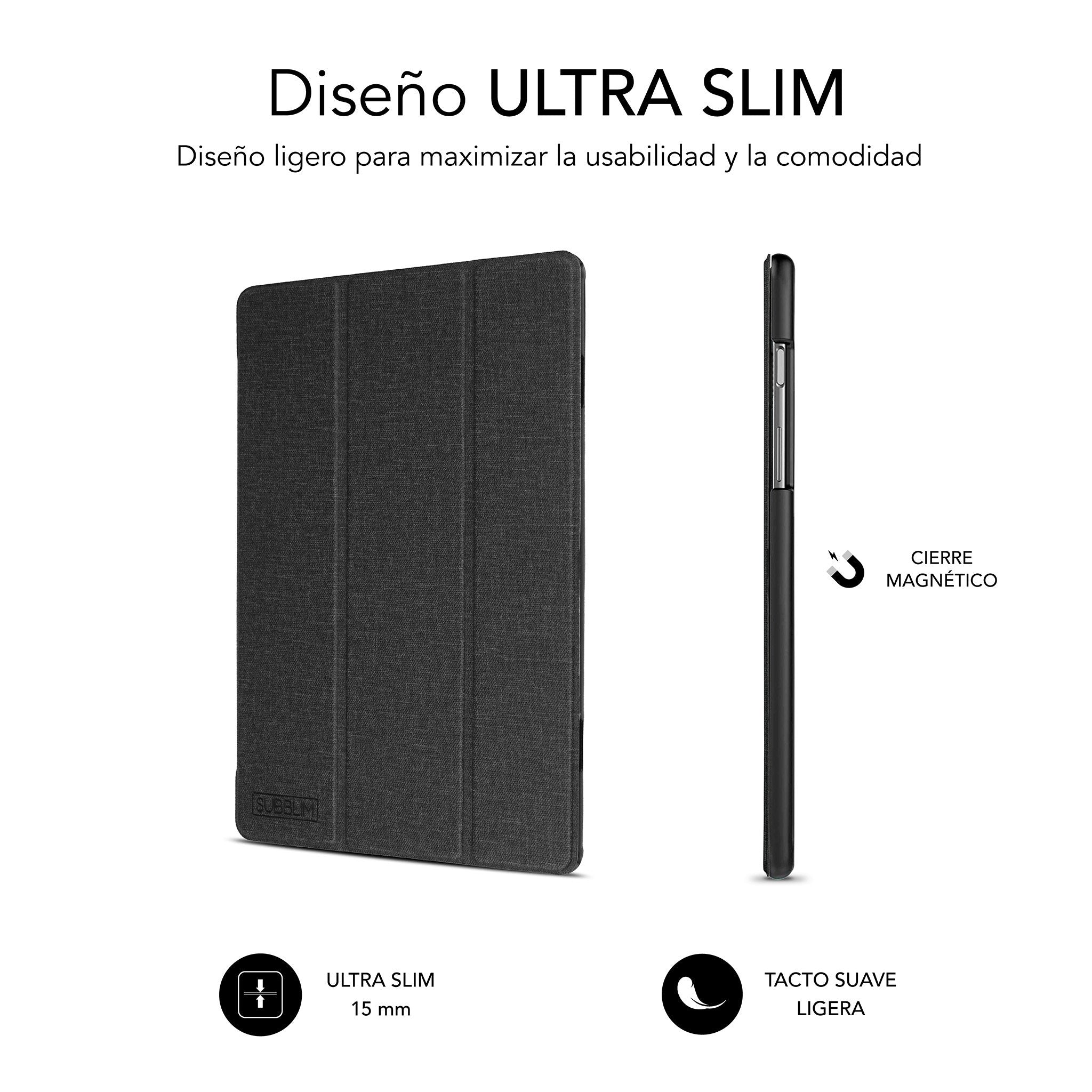 EAN 8436586742935 - SUBBLIM FUNDA TABLET SHOCK CASE SAMSUNG TAB A9 8.7'' NEGRO Folio imagen 3