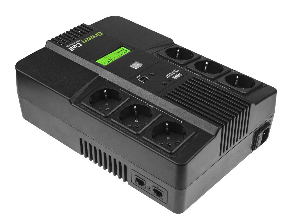 EAN 5902701419721 - Green Cell UPS06 sistema de alimentación ininterrumpida (UPS) Línea interactiva 0,999 kVA 360 W 6 salidas imagen 3
