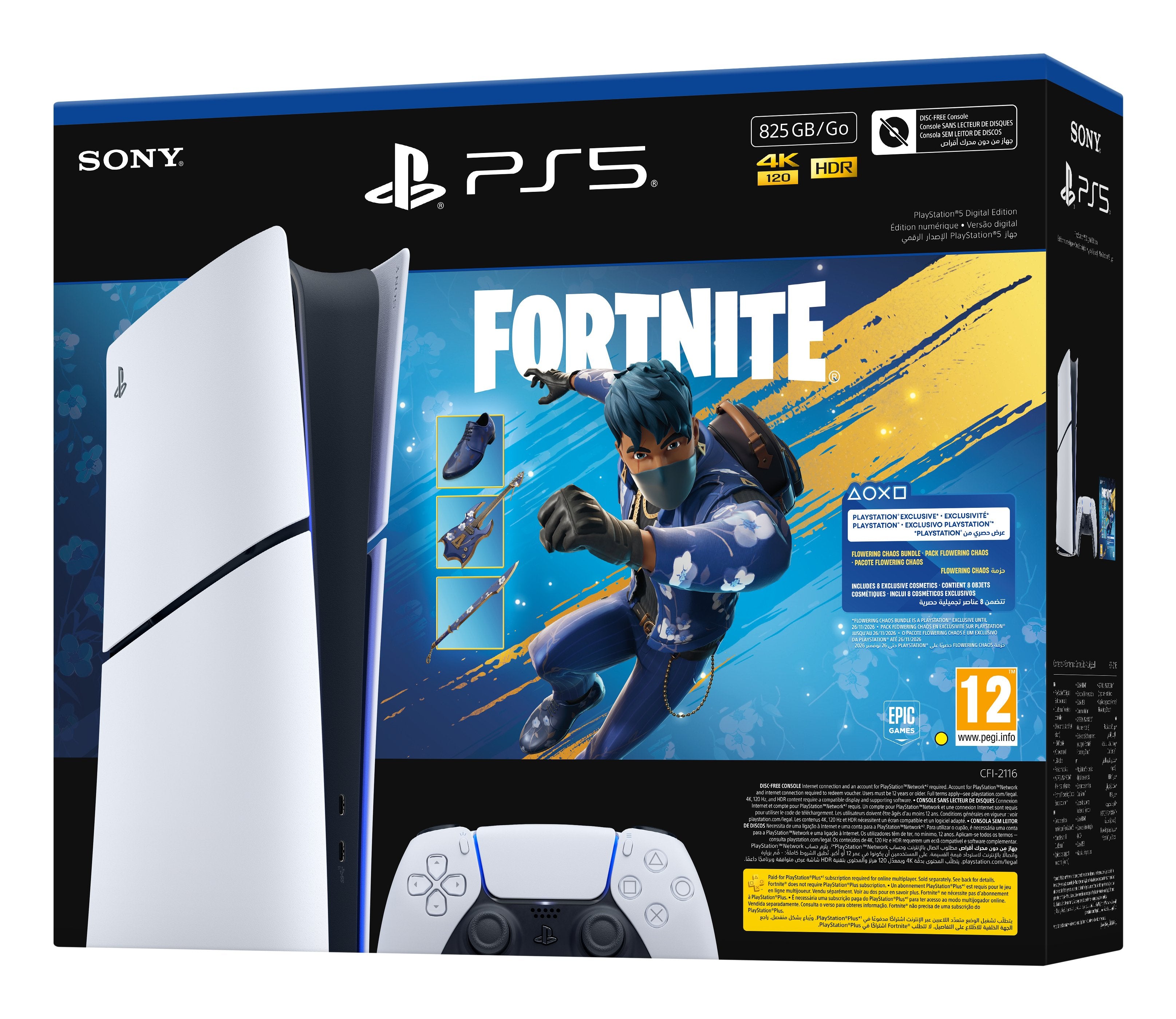 EAN 711719021742 - Sony PlayStation 5 825 GB Negro, Blanco imagen 1