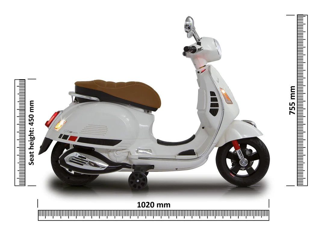 Jamara Ride-On Vespa Gts 125 Mintverde Li-Power 12.6
