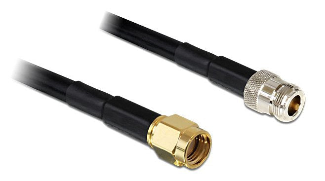 Delock Hf Rp-Sma Conector Macho > N Conector Hembra 3m Lmr195 Low Loss
