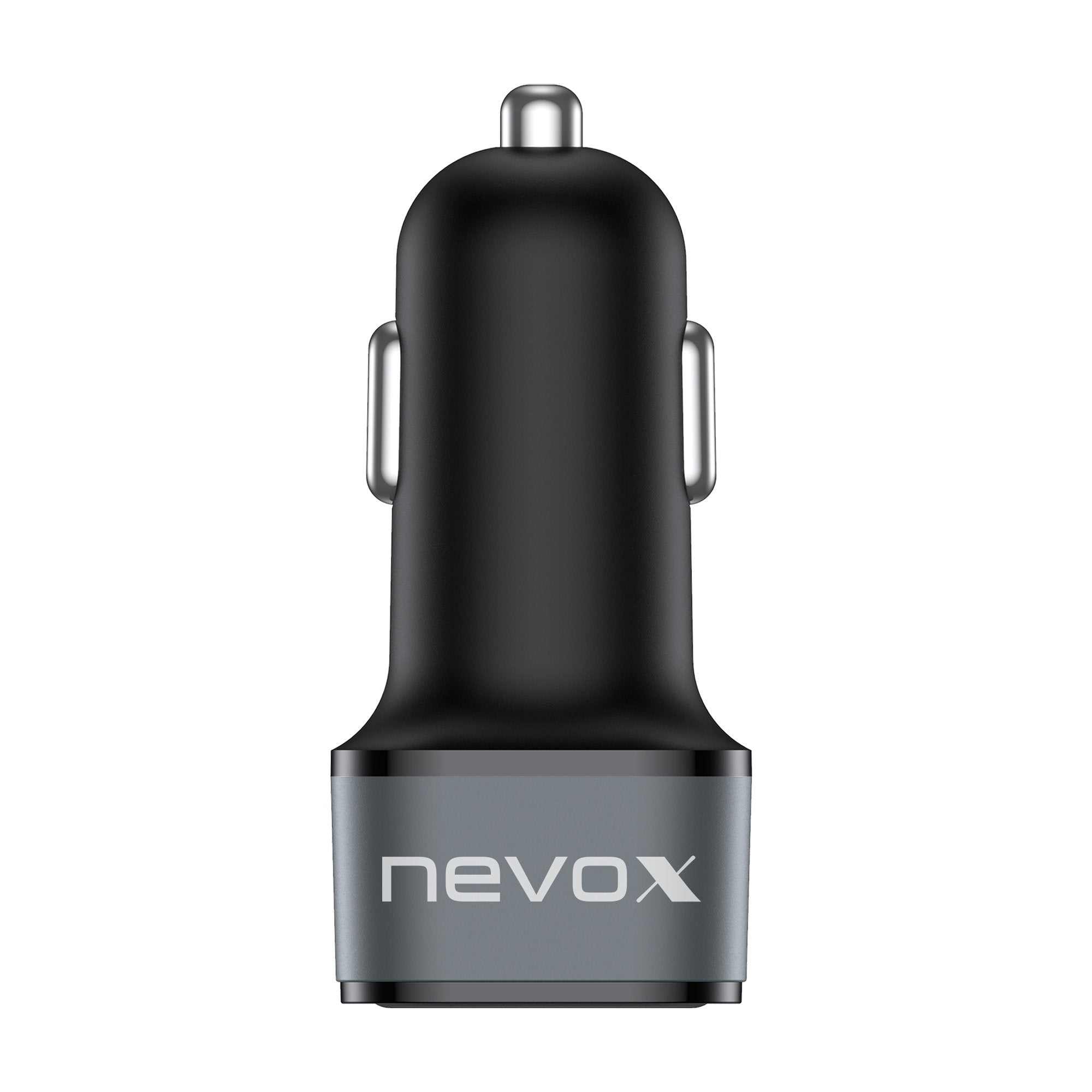EAN 4250686410204 - nevox CC-2020 Cámara digital, MP3, PDA, Smartphone Negro Encendedor de cigarrillos Carga rápida Auto imagen 3
