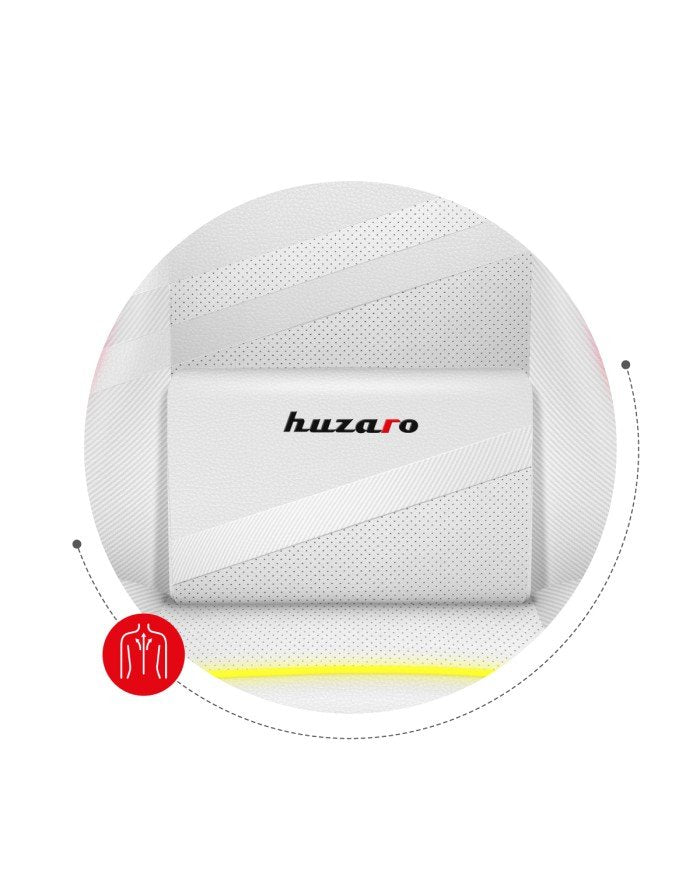 EAN 5903796013184 - Huzaro FORCE 4.4 RGB Silla para videojuegos de PC Asiento (de seguridad) de butaca Blanco imagen 8