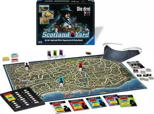 Ravensburger Los Tres ??? Scotland Yard, Juego De Mesa 24741