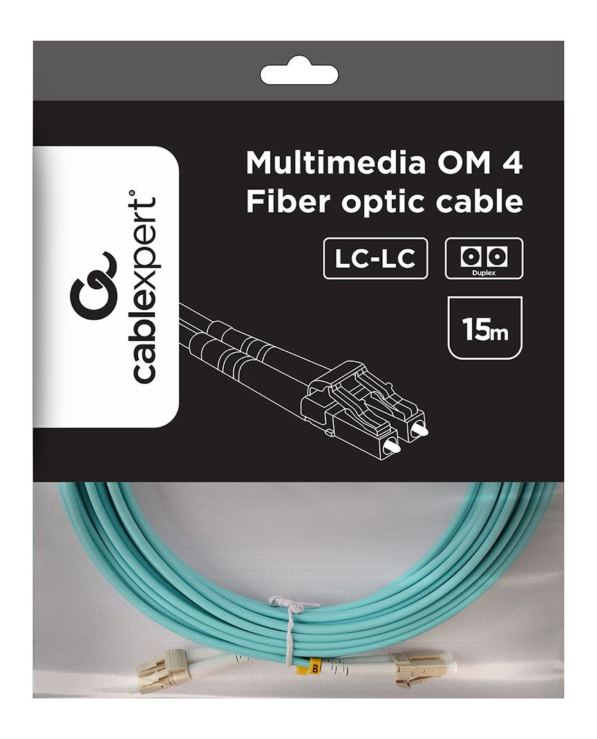 EAN 8716309131537 - Gembird CFO-MDOM4-LC/LC-15M Cable de fibra óptica e InfiniBand LC/UPC Color aguamarina imagen 4