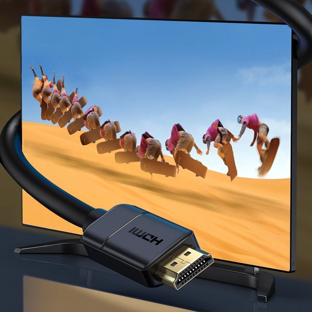 Cable Baseus Video High Definition Series Hdmi To Hdmi 4k 60 Hz, 3d Hdr, 18 Gbps, 1m Black (Cakgq-A01)