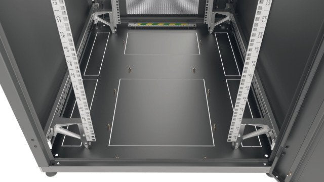 Armario De Servidor-Pro 42he H1963 X B800 X T1000 Front Puerta Trasera Puerta De Acero Einteilig Ral 9005