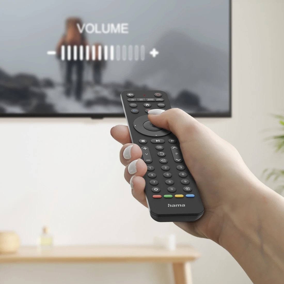 Hama Mando Tv Universal 8en1 C/Boton App (New)