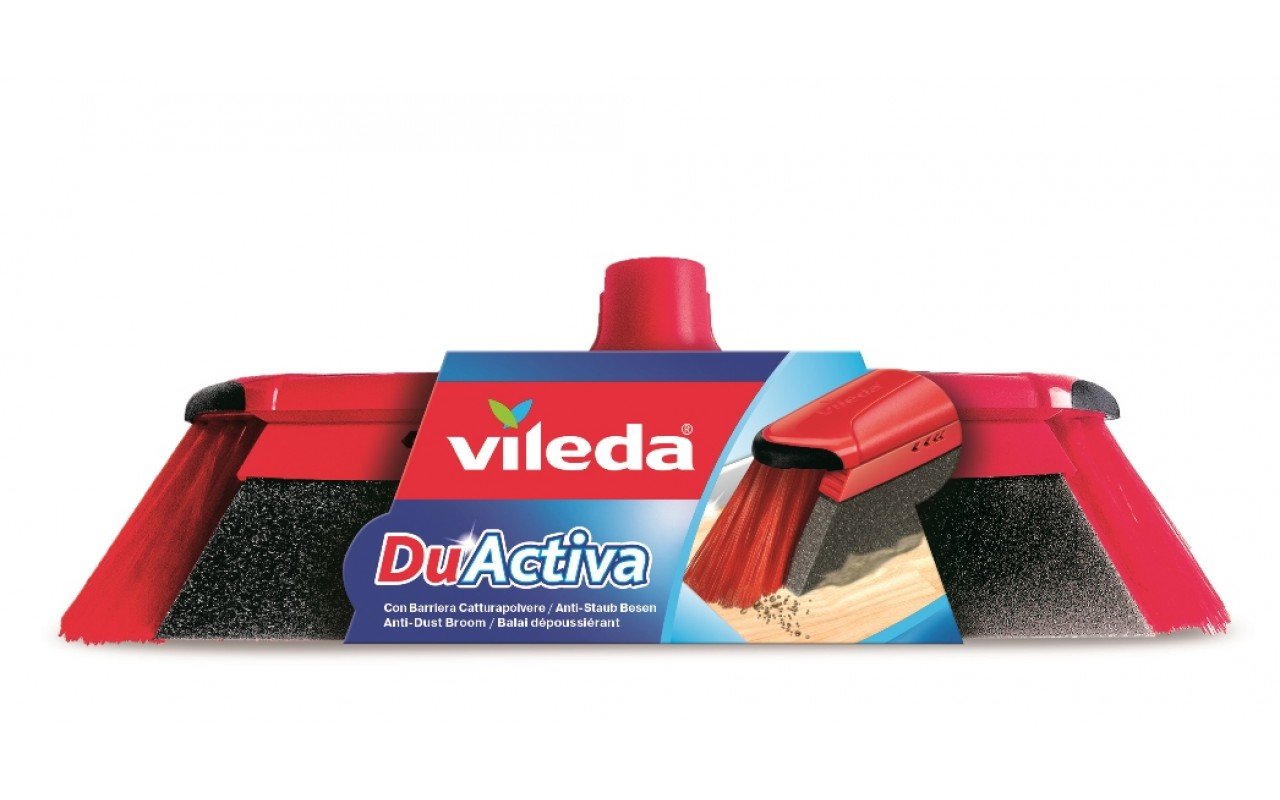 EAN 4023103095755 - Vileda 143703 escoba Interior Cerda dura / blanda Tereftalato de polietileno (PET), Caucho Negro, Gris, R imagen 4