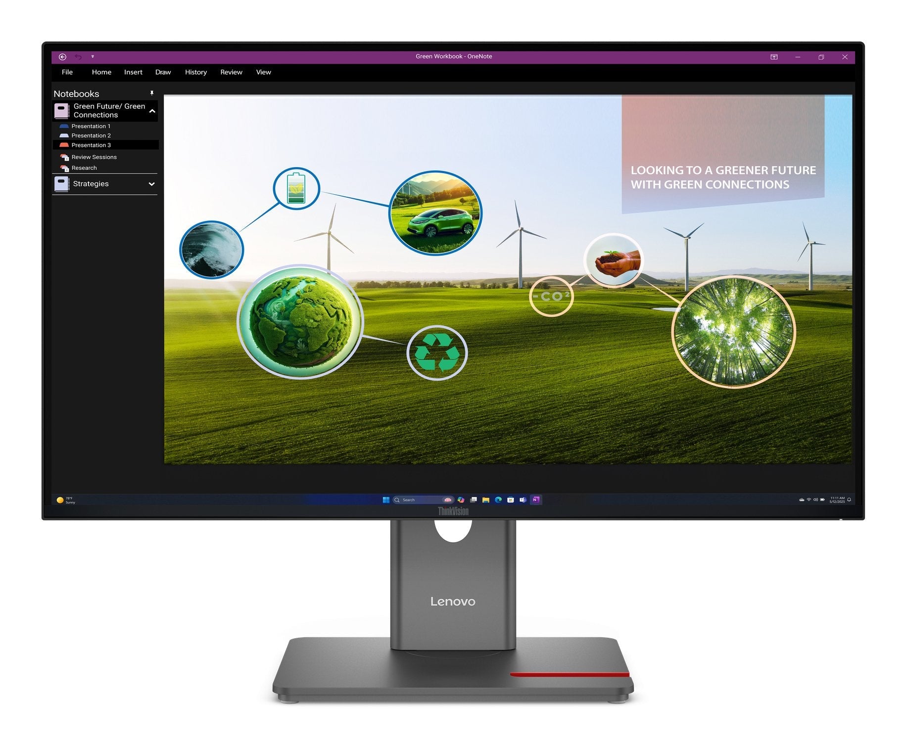Lenovo Thinkvision P27q-40 Pantalla Para Pc 68,6 Cm (27") 2560 X 1440 Pixeles Quad Hd Led Negro