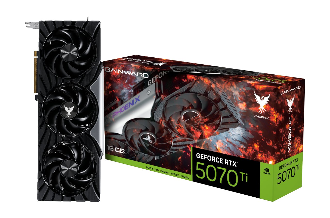 Tarjeta Grafica Gainward Rtx5070ti Phoenix V1 16gb Gddr7 Hdmi 3xdp Ne7507t019t2-G