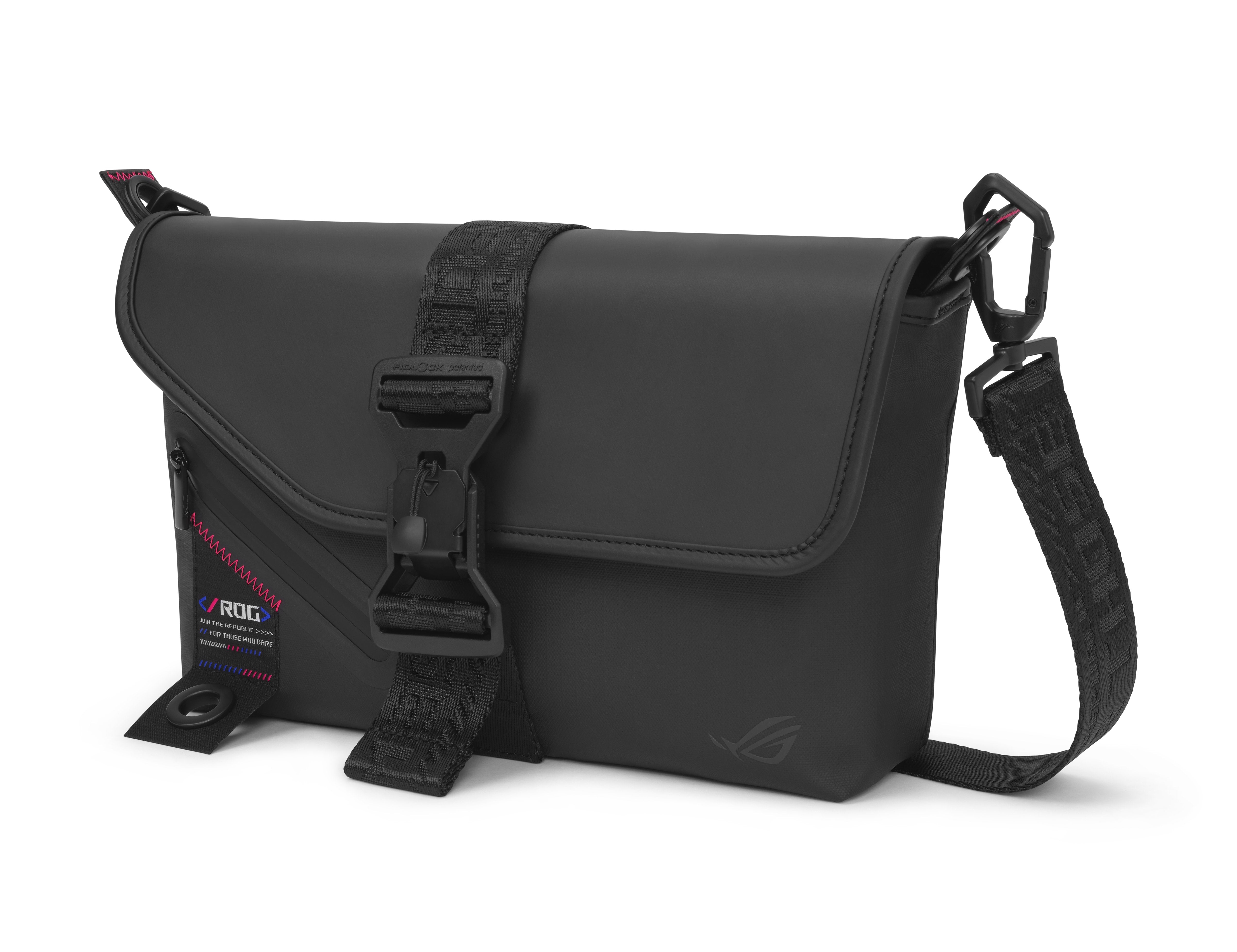 EAN 4711387219294 - ASUS ROG SLASH Sling Bag 2.0 Poliéster, Poliuretano (PU), Termoplástico de poliuretano (TPU) Negro, Azul, imagen 4