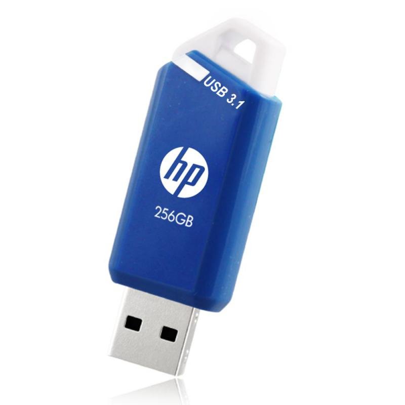 Pendrive Hp 256gb 3.0 X755w Azul