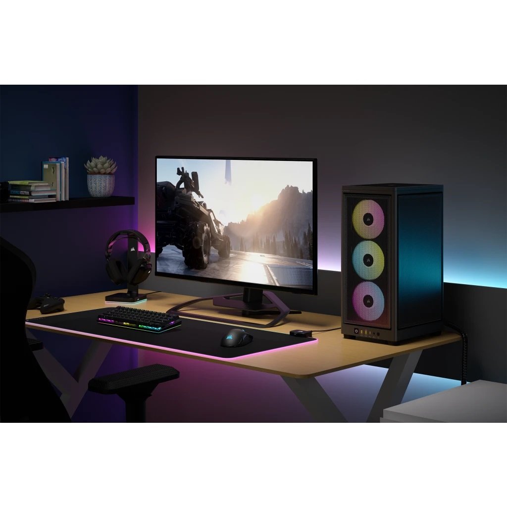 Caja Mini Itx Icue 2000d Rgb Airflow Black Corsair