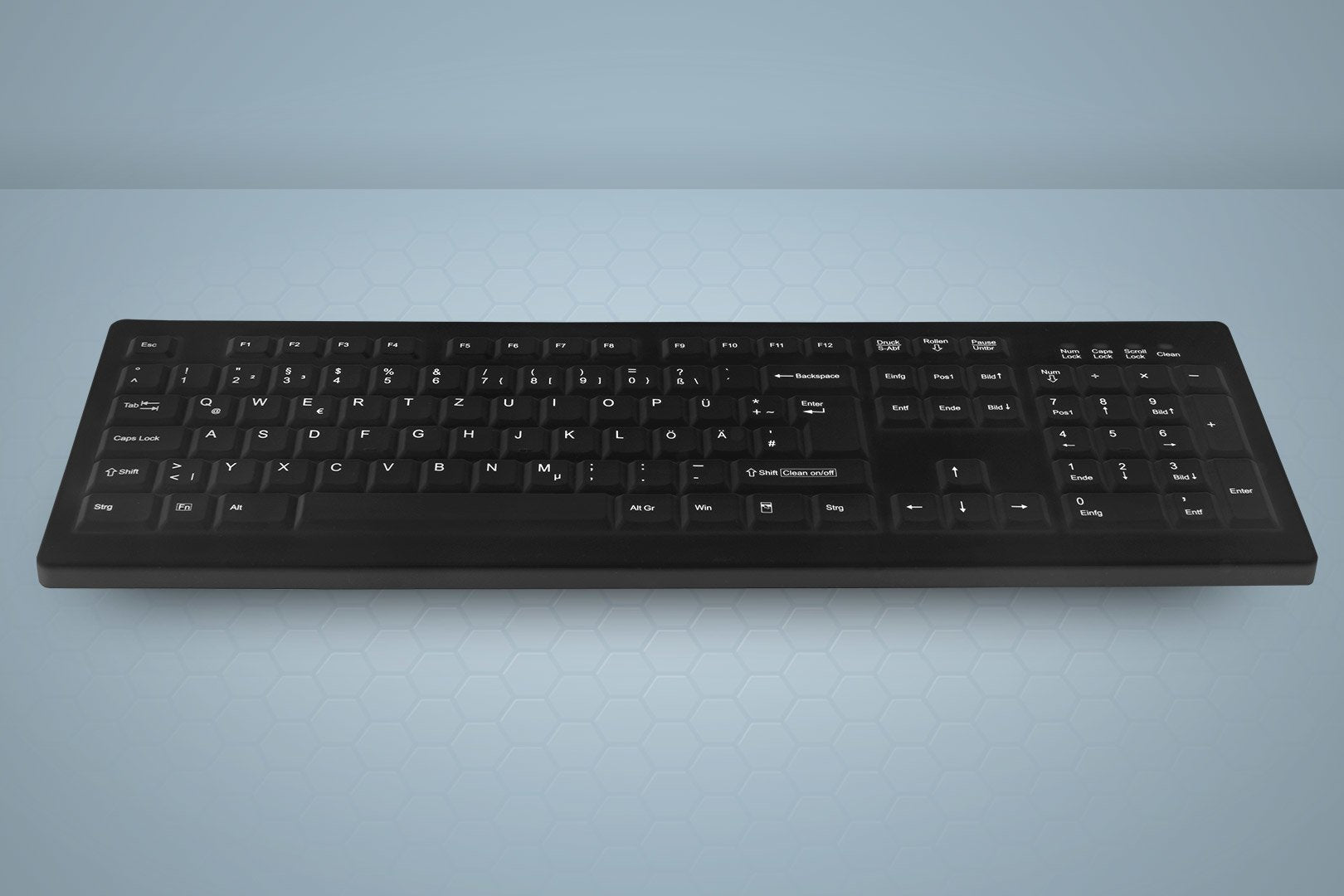 EAN 7061111185331 - Active Key AK-C8100 teclado Médico USB QWERTZ Alemán Negro imagen 4