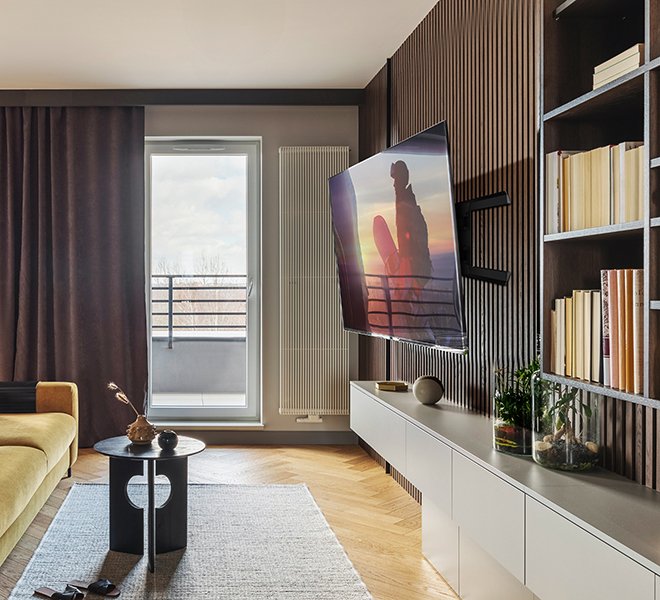 Soporte B-Tech Twin Cantilever 190,5 Cm (75") Pared Negro