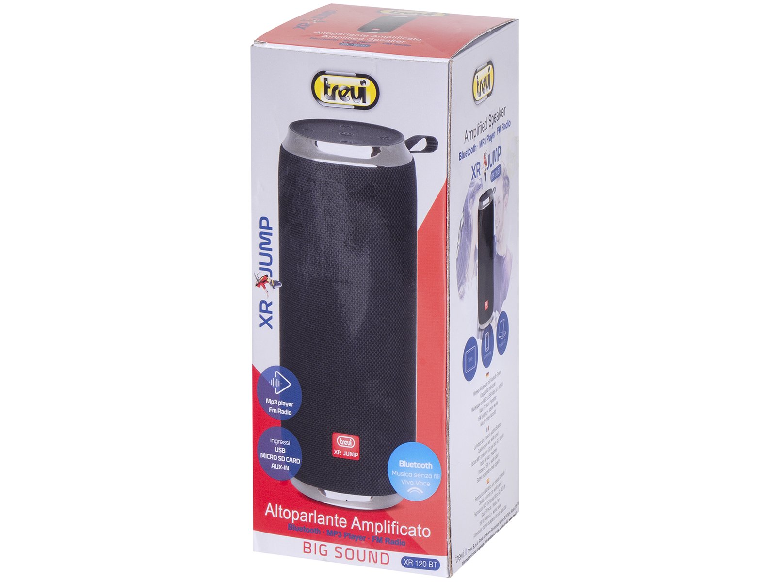 EAN 8011000023281 - Trevi XR 120 BT Altavoz portátil estéreo Negro 16 W imagen 5
