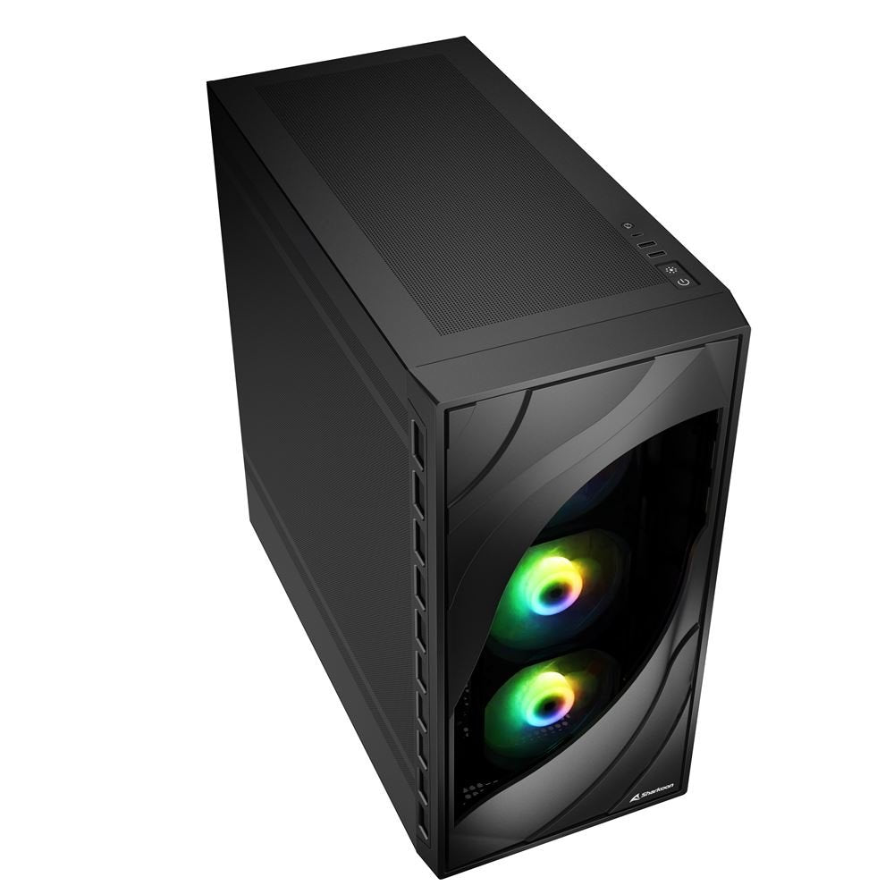 EAN 4044951041145 - Sharkoon REBEL C80M RGB Midi Tower Negro imagen 3