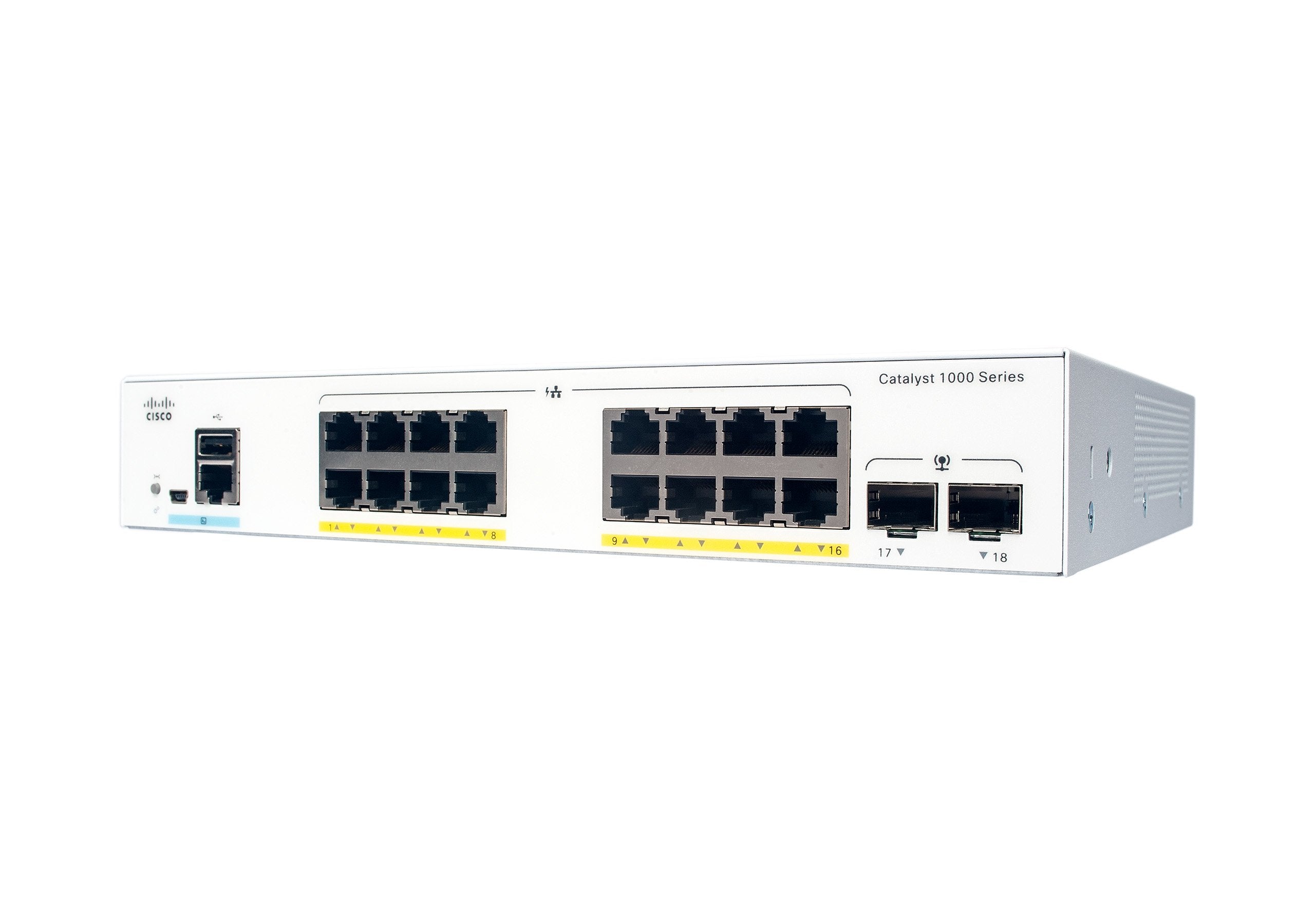 EAN 0889728248501 - Cisco Catalyst C1000-16P-2G-L switch Gestionado L2 Gigabit Ethernet (10/100/1000) Energía sobre Ethernet imagen 1