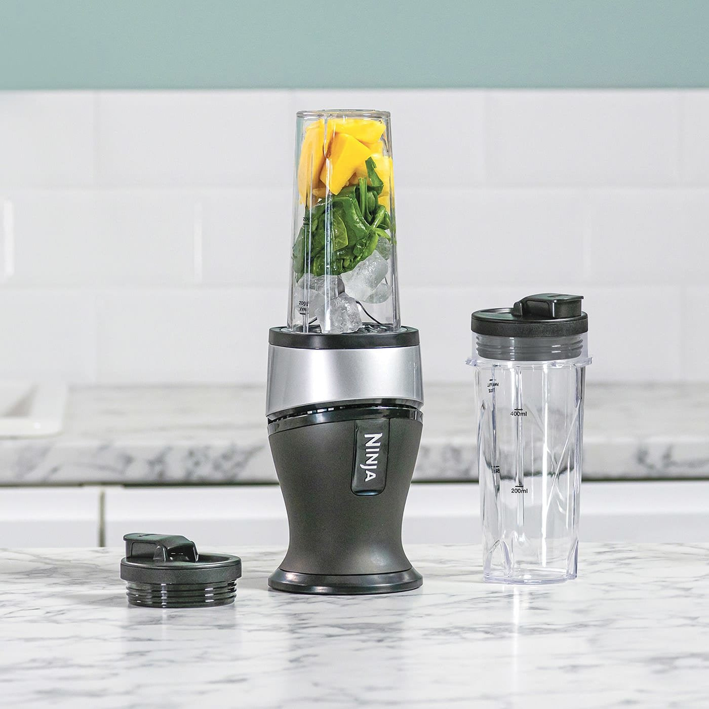 EAN 0622356239769 - Ninja QB3001 0,47 L Batidora de vaso 700 W Negro, Plata imagen 6